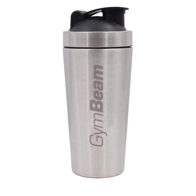 GymBeam sidabrinė metalinė gertuvė 750ml
