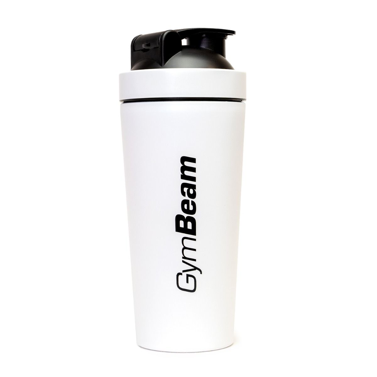 GymBeam balta metalinė gertuvė 750ml