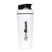 GymBeam balta metalinė gertuvė 750ml