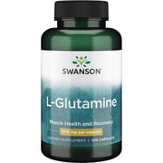 Swanson L-Glutaminas 500mg 100 kaps