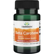 Swanson Beta Karotenas (Vitaminas A) 30mg 10000 TV 100kaps.
