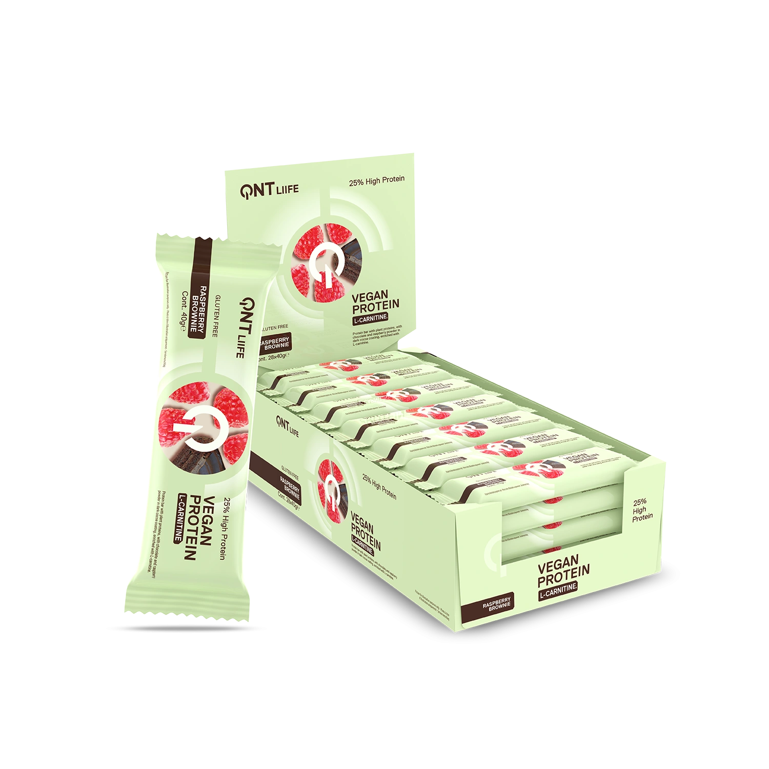 QNT Vegan 25% Protein Bar 40g