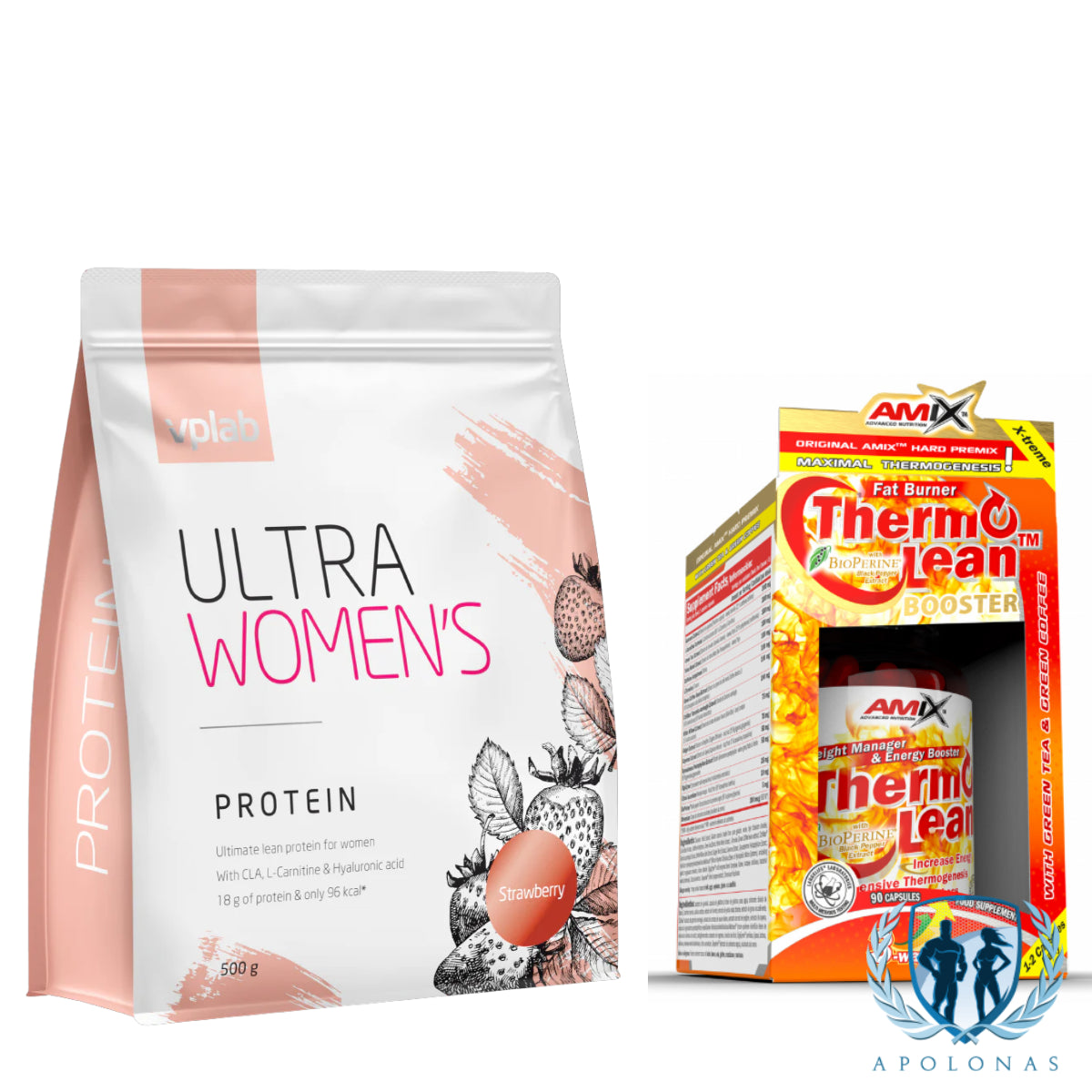 VpLab Ultra Women's Protein 500g. + Amix Thermo Lean 90kaps