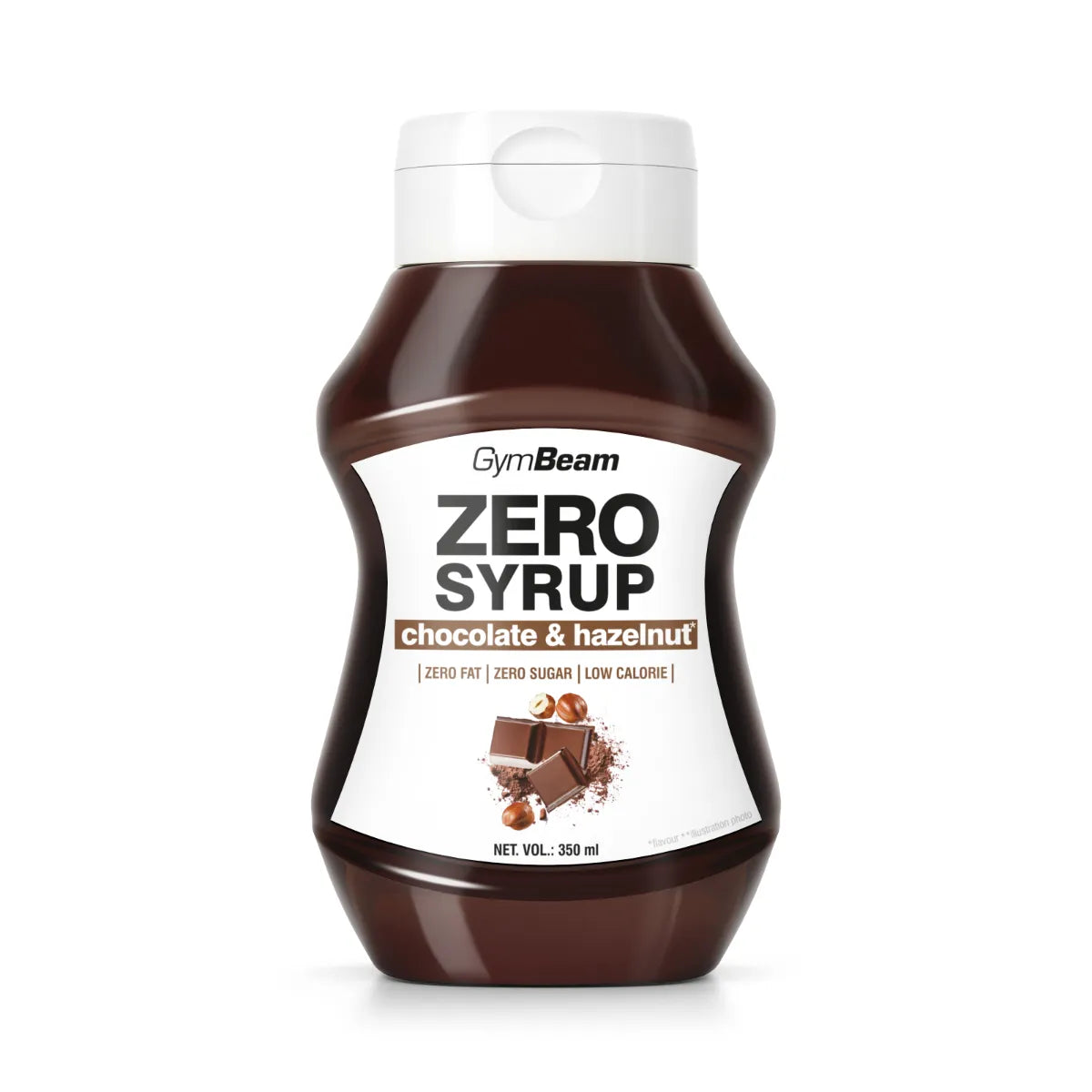 GymBeam Hazelnut Choco sirupas 350ml