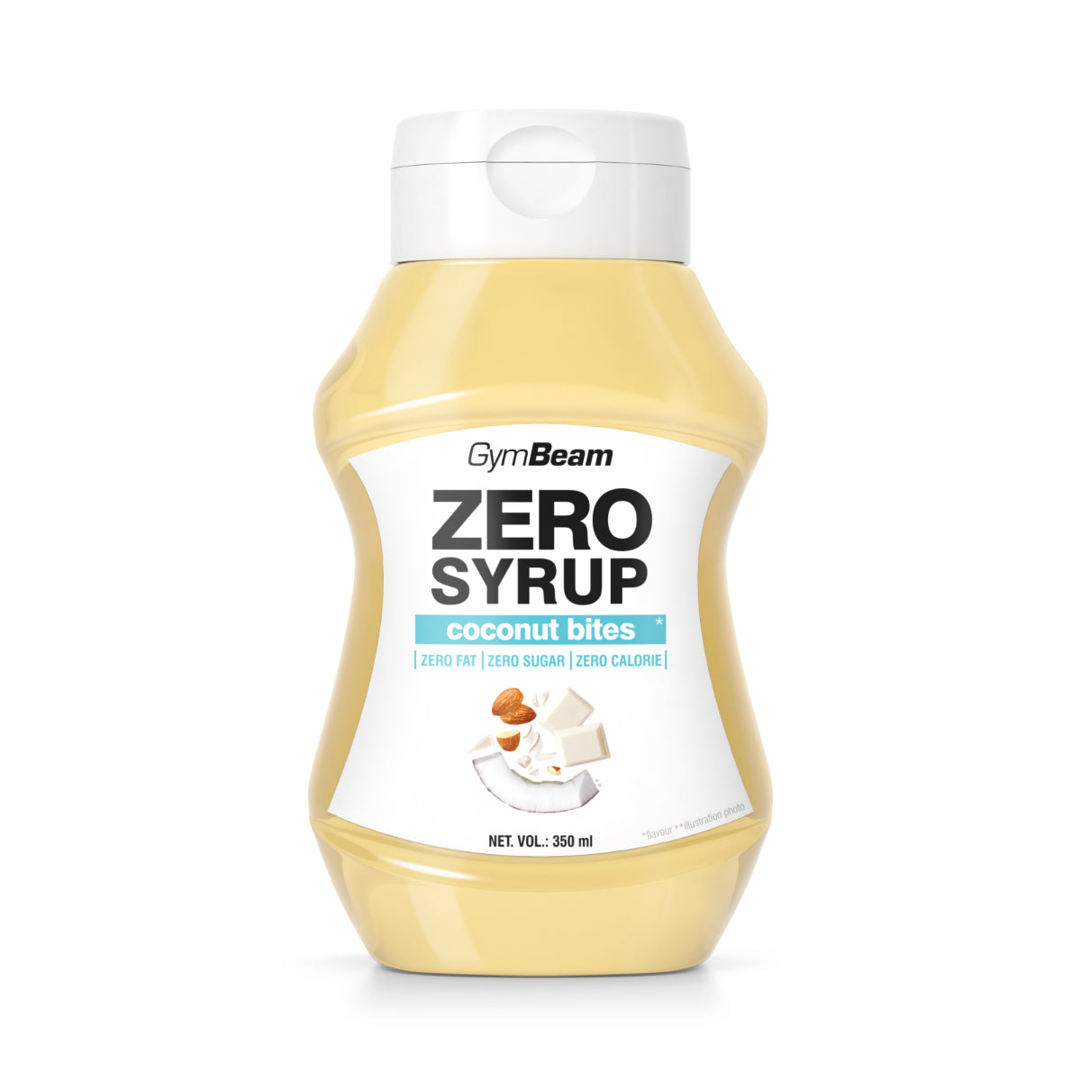 GymBeam Coconut Bites sirupas 350ml
